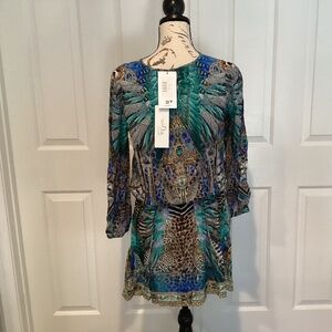 Milla By Camilla Women Dress, Size 12, Color Multi Color NWT